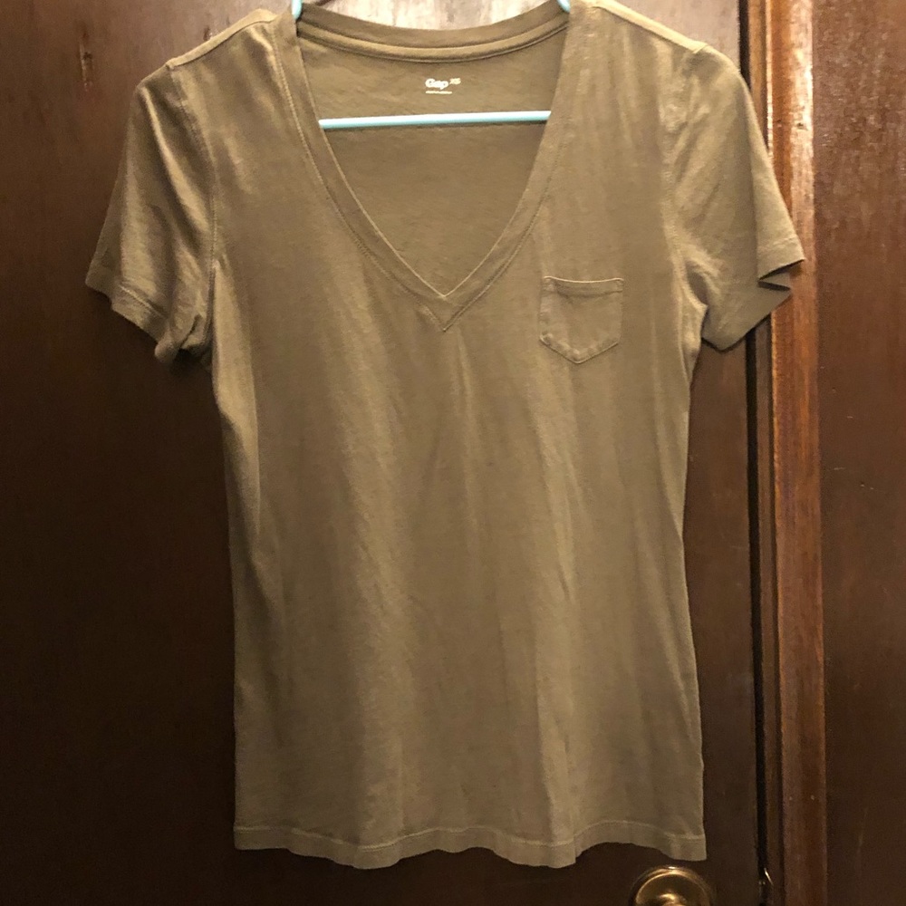 V neck tee shirt